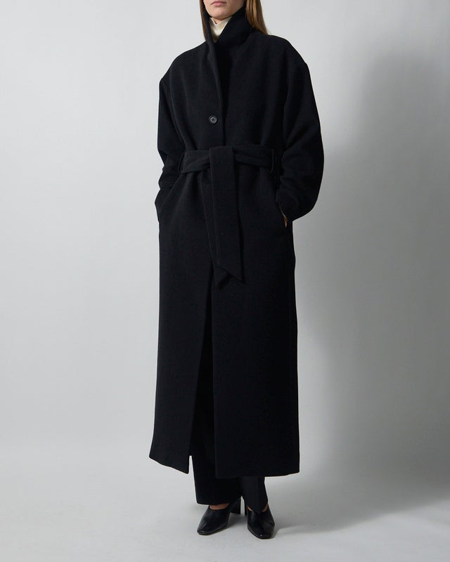 Dagmar Coat Wool Robe Black 34