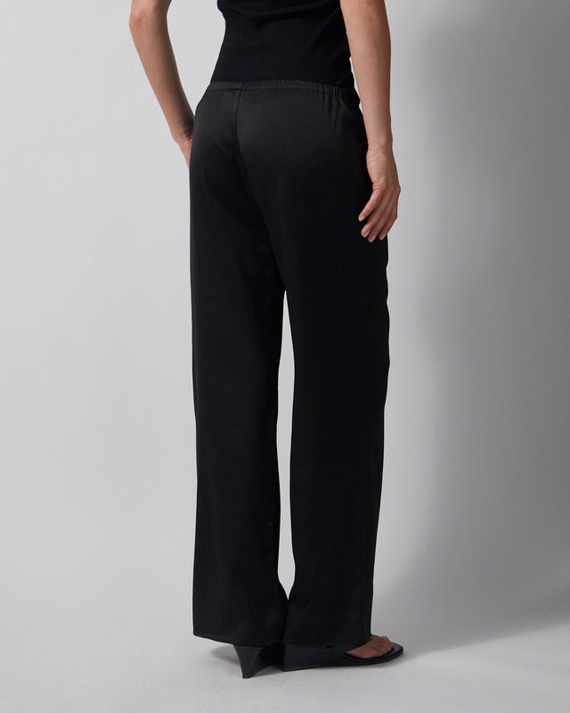 Wakakuu Icons Trousers Adeline Satin Black XL