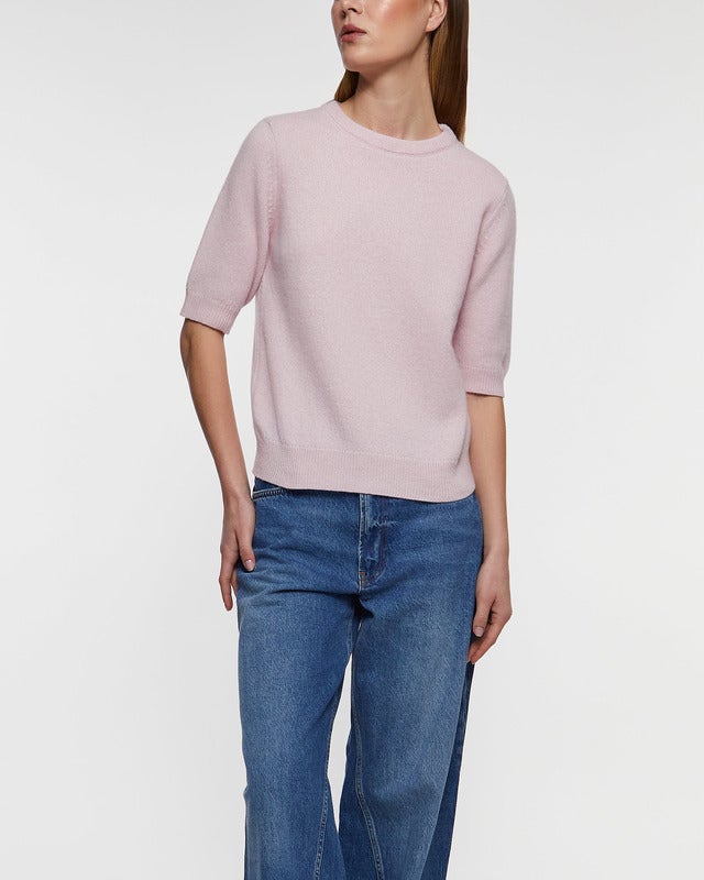 Wakakuu Icons Top London Wool Cashmere Pink XS