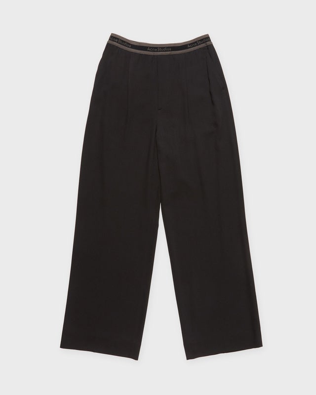 Acne Studios Trousers Logo Tape Black 38