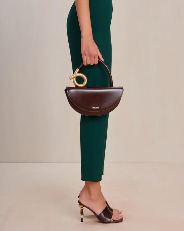 Cult Gaia Bag Azariah Top Handle Espresso ONESIZE