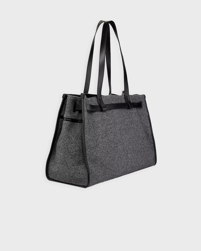 Proenza Schouler Bag Belted Tote in Felt Navy ONESIZE