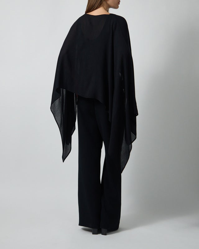 Wakakuu Icons Cape Ilse Sheer Black ONESIZE