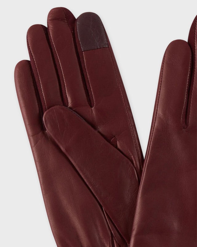 Handsome Stockholm Gloves Essentials Vino Bordeaux L