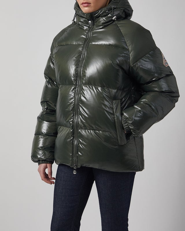 Pyrenex Jacket Unisex Sten Hooded Down Khaki M