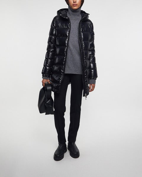 Jacket Courcelles Long Black 2