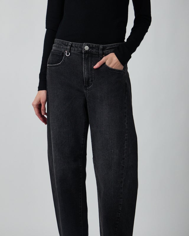 NEUW Jeans Amber Barrel Wanted Washed Black W30/L32