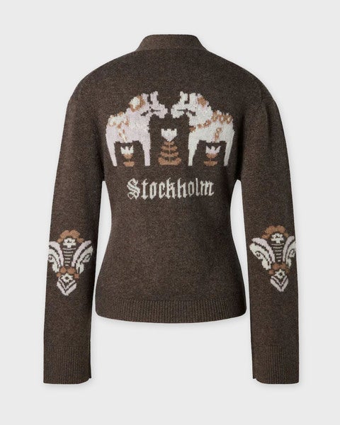 Cardigan Stockholm Brown Brown 1