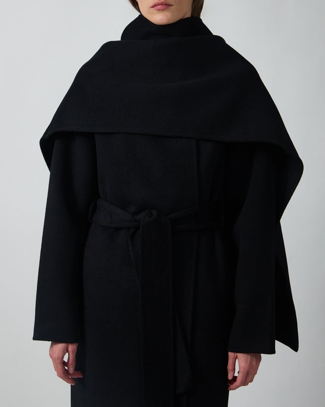 Almada Scarf Micha Doublé Black ONESIZE