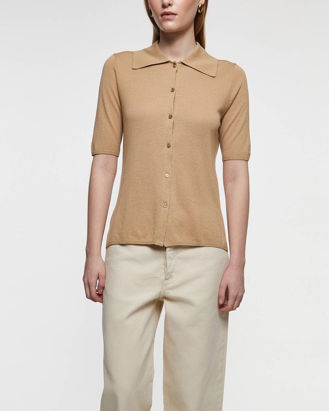 By Malene Birger Blouse Dotta Sand XL