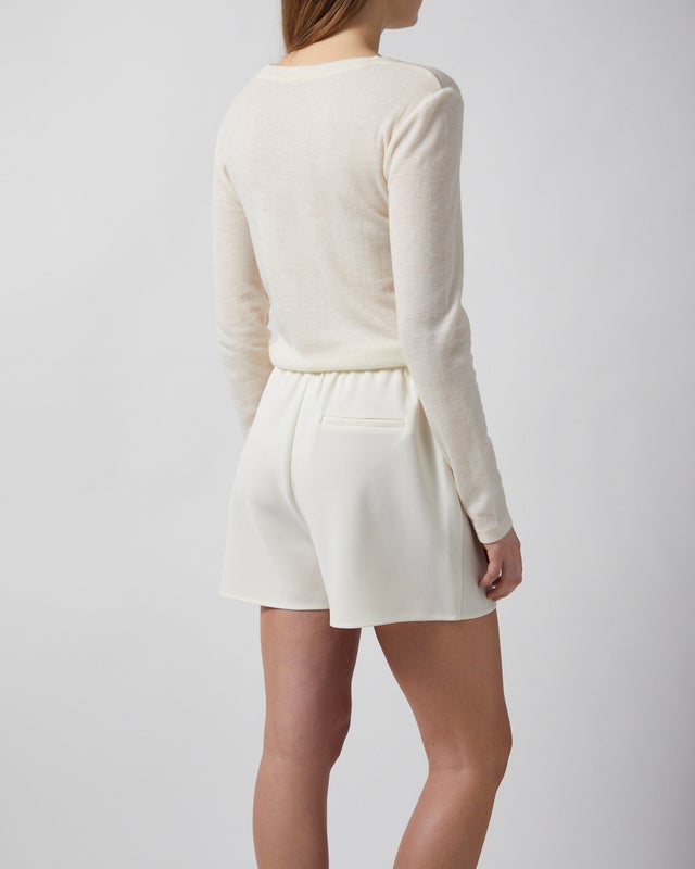 Almada Shorts Bim Crepe  Cream L