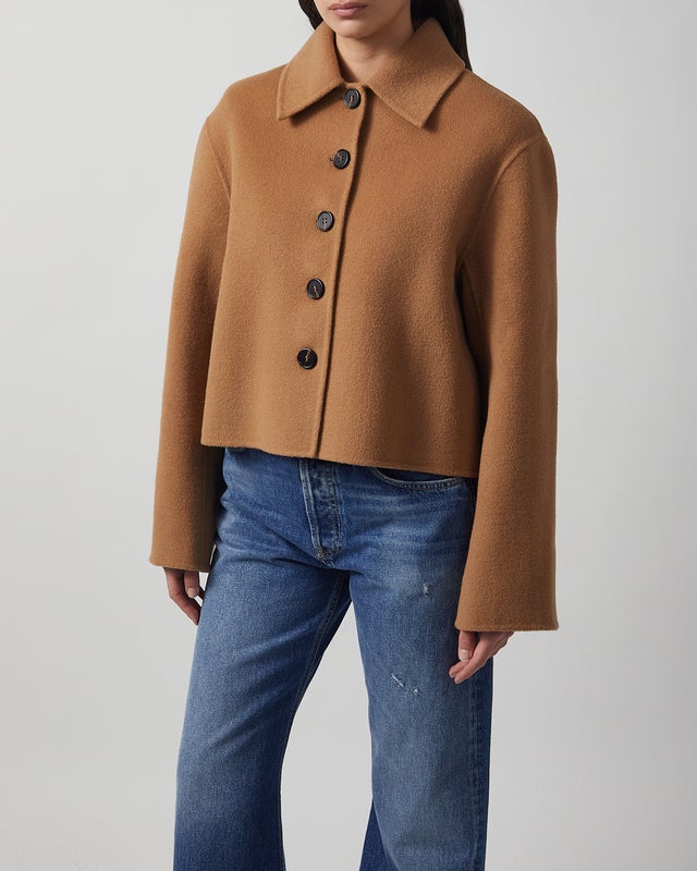 Wakakuu Icons Jacket Crop Wool Camel XS