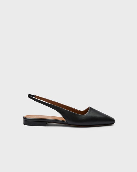 Slingbacks Plesio Black Nappa Svart 1