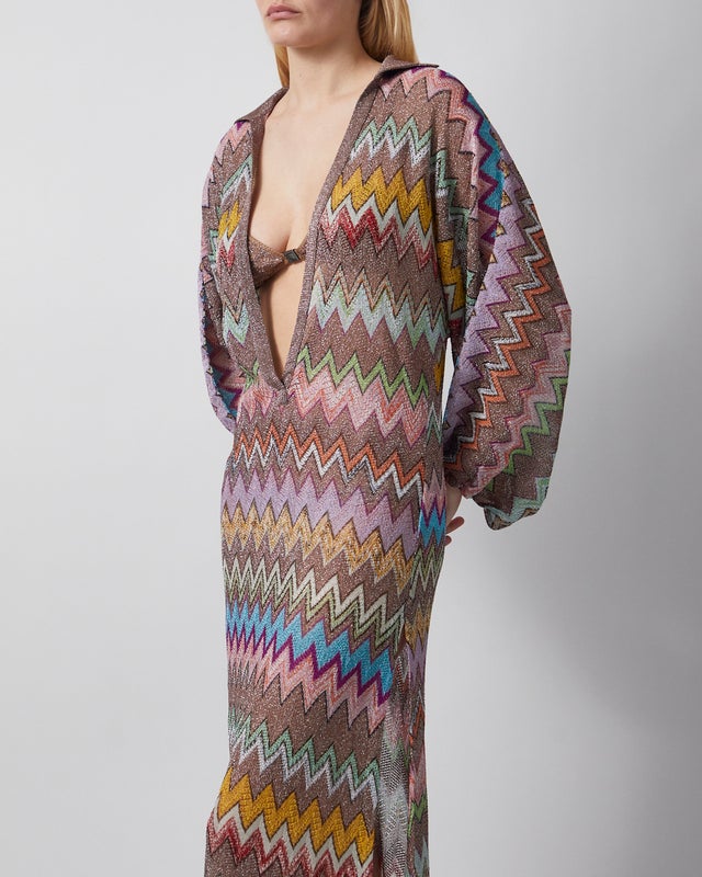 Missoni Dress Long Cover Up Multicolor IT 44 (EUR 40)
