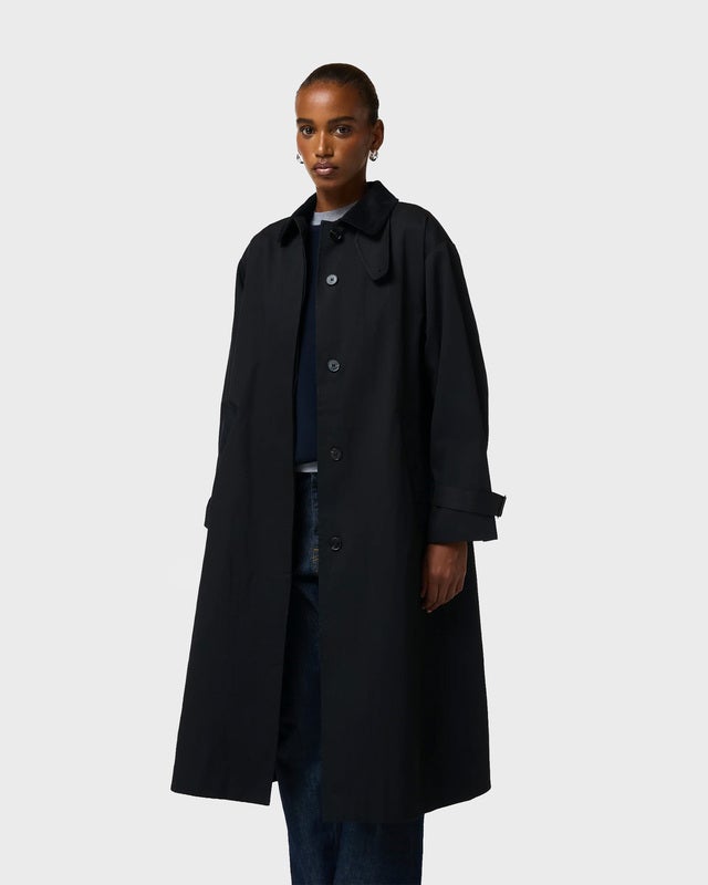 Hunter Coat Ley Long Black S