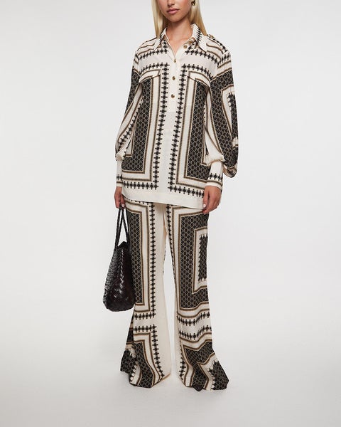 Trousers Flare Pant Print 2