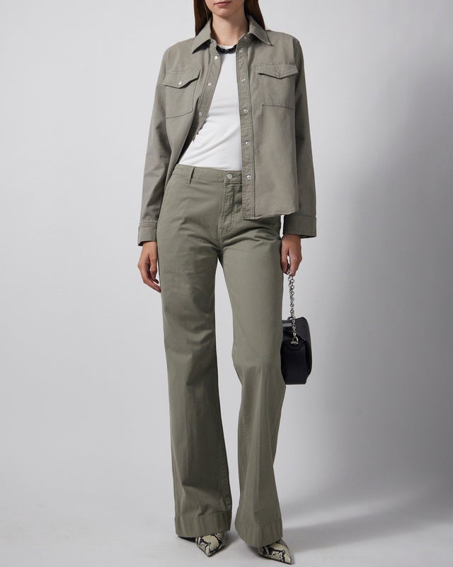 7 For All Mankind Pants MODERN DOJO Comfort Twill Khaki 26