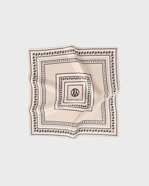 Scarf Paisley 50x50 Beige ONESIZE 1