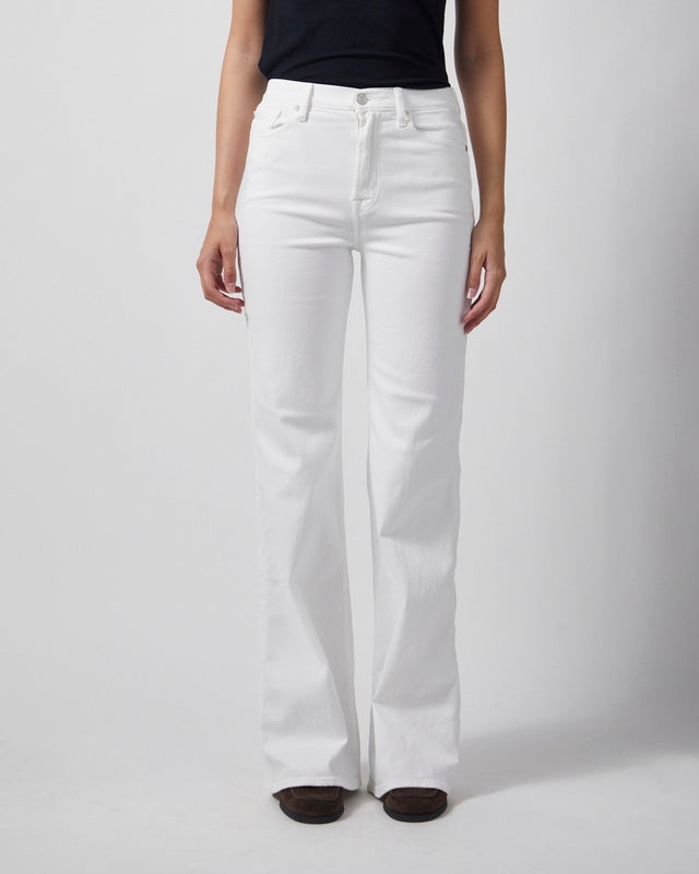 7 For All Mankind Jeans Modern Dojo Soleil White 24