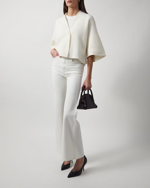 Cardigan Short Wool Offwhite 2