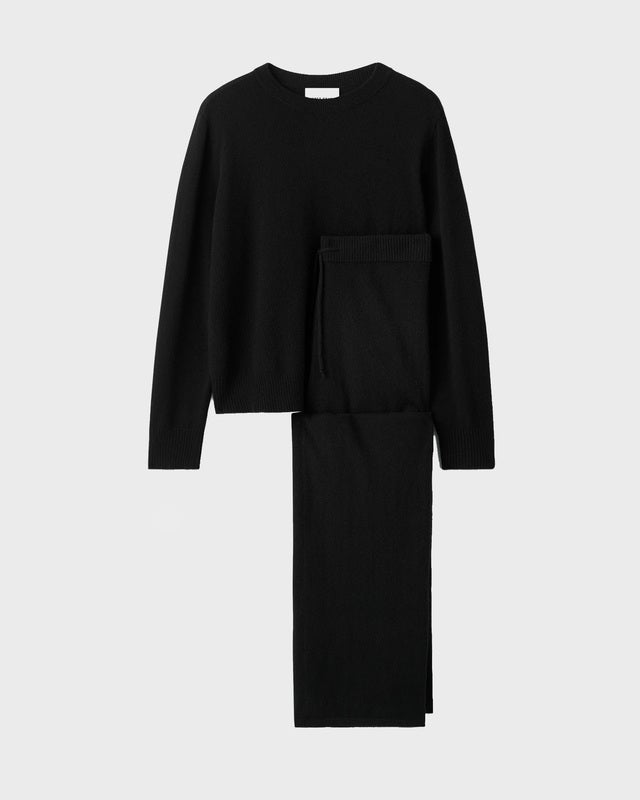Soft Goat Set Cashmere Black XL