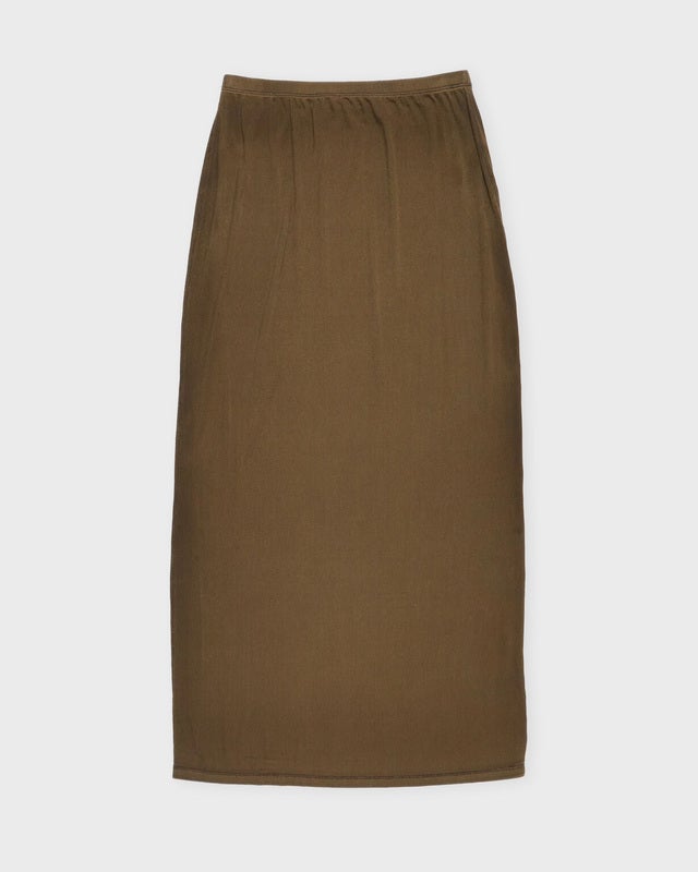 Acne Studios Kjol Fitted Ribbed Mud L