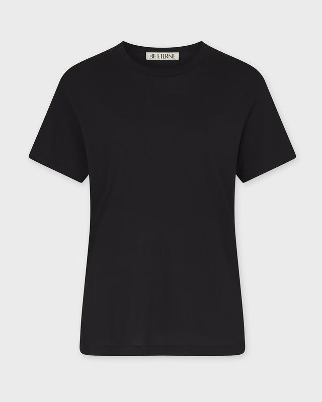 Éterne T-shirt short sleeve boyfriend Black L