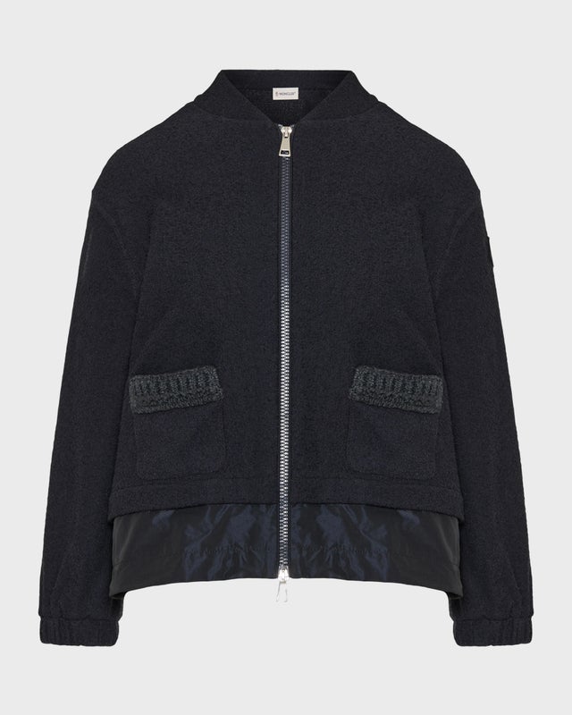 Moncler Cardigan Zip Up Navy M