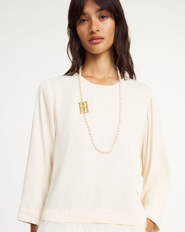 By Malene Birger Necklace Chakallo Jewelery White ONESIZE