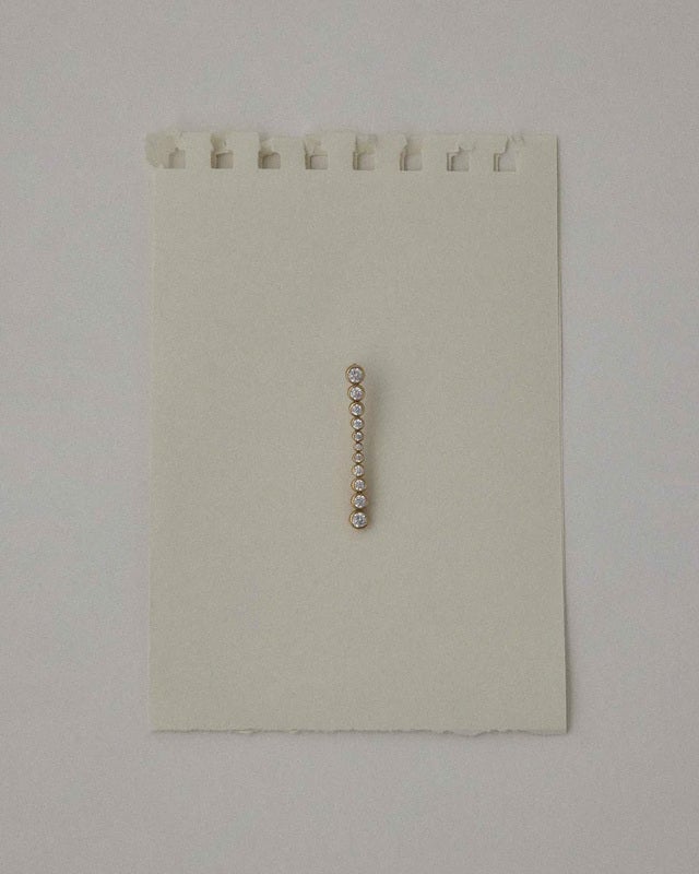 Ragbag Earrings Oda Long Gold ONESIZE