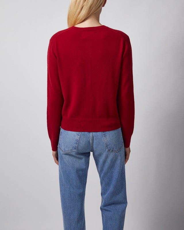 Samsøe Samsøe Cardigan Cashmere Dark Red L