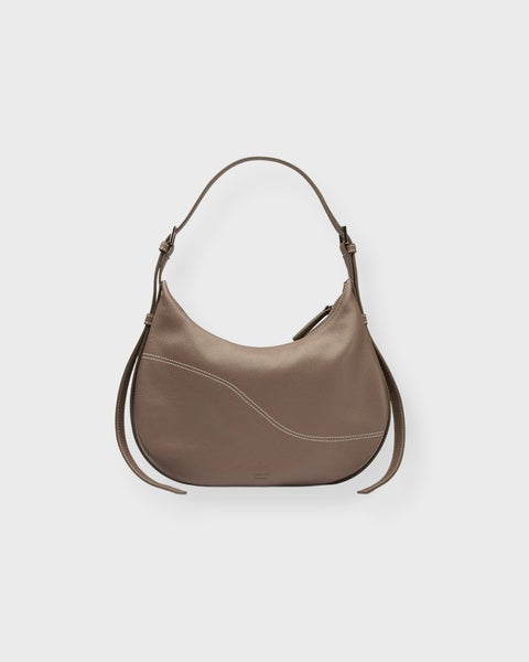 Bag Liveri Tahini/Contrast Stitch Calf Beige ONESIZE 1