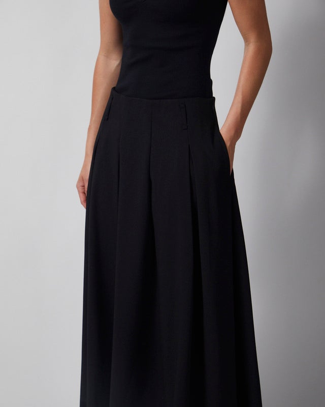 Wakakuu Icons Skirt Pleated Black M