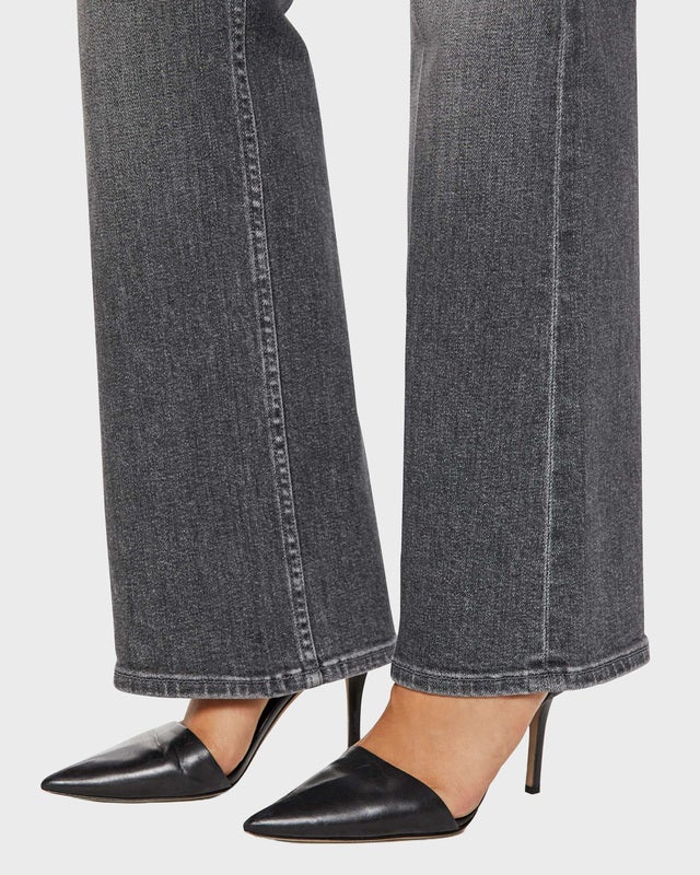 Mother Denim Jeans The Bookie Sneak Dainty and Dangerous Grey Wash 27