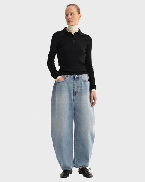 Jeans Fransje Sculptural Denim Washed blue 2