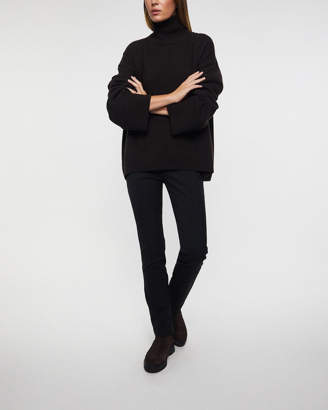 Wakakuu Icons Sweater Fuji Turtleneck Brun L