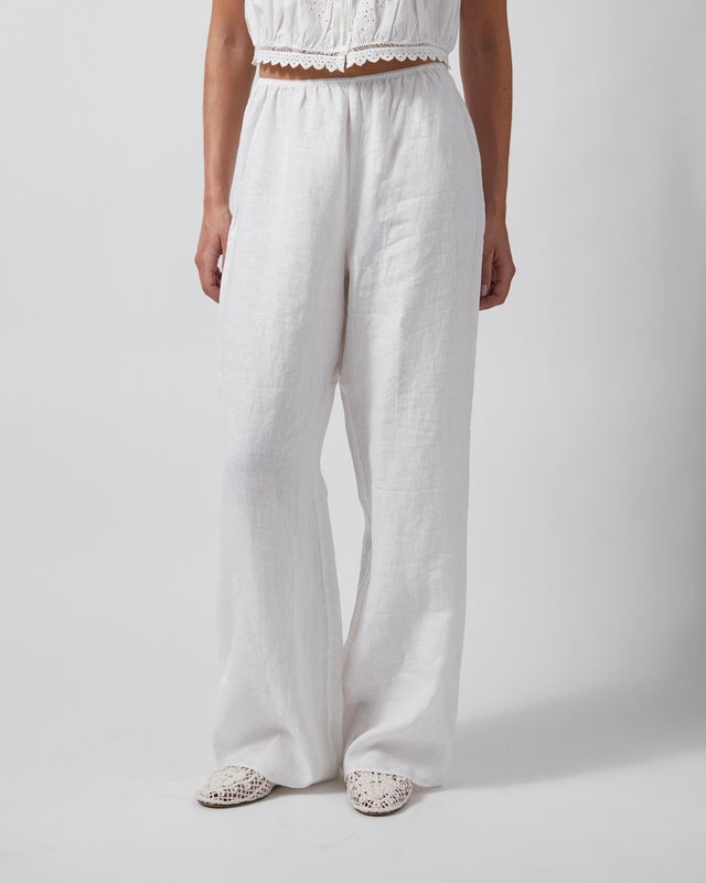DÔEN Linen Pants Lavon S