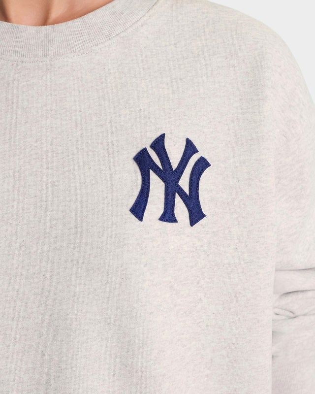 Sporty & Rich Sweatshirt Heritage Yankees Crewneck Grey S