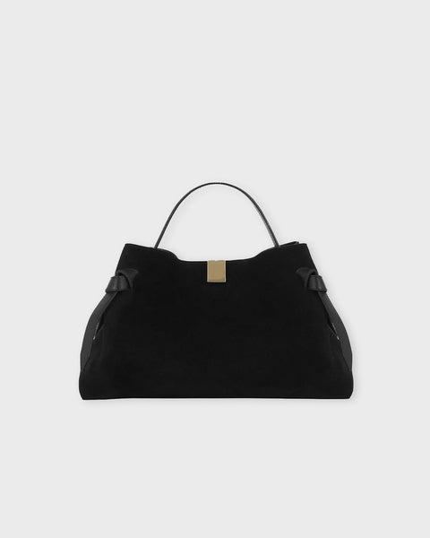 Bag Gyoza Suede Black Black ONESIZE 1