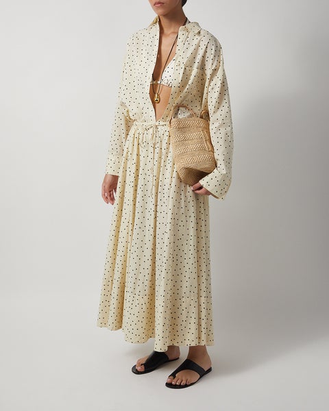 Skirt Pheo Creme/svart 2