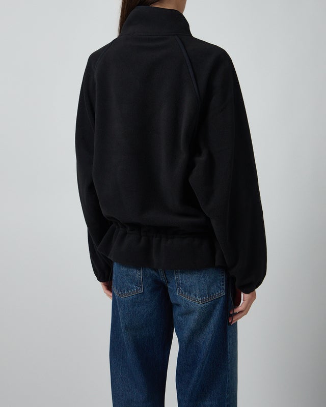 ROTATE  Jacket Fleece Half Zip Black S