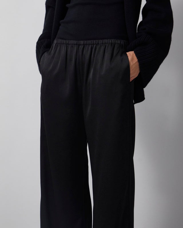 Wakakuu Icons Trousers Adeline Satin Black XL