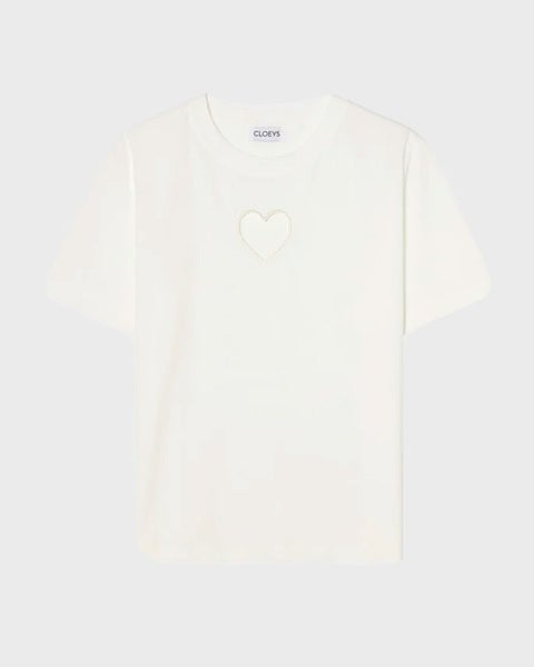 Heart T-shirt White 1