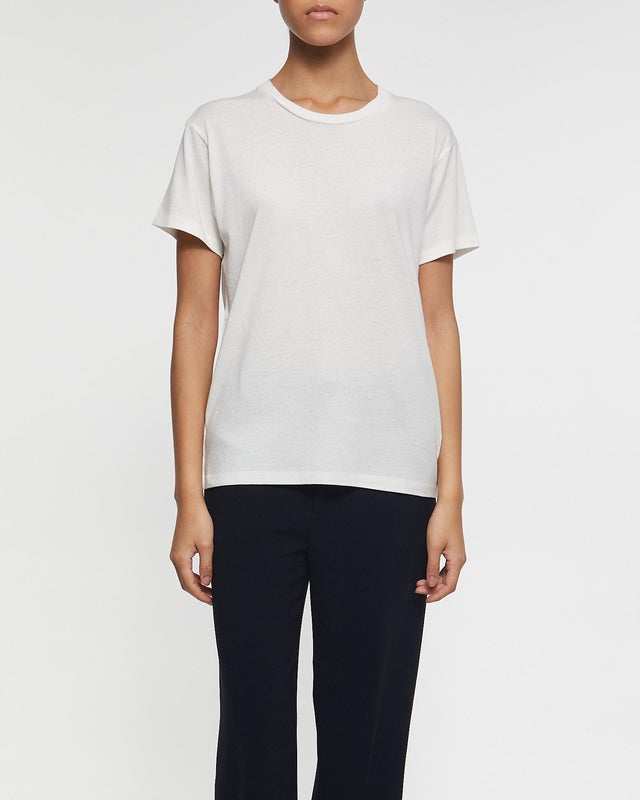 Éterne T-shirt short sleeve boyfriend Ivory L