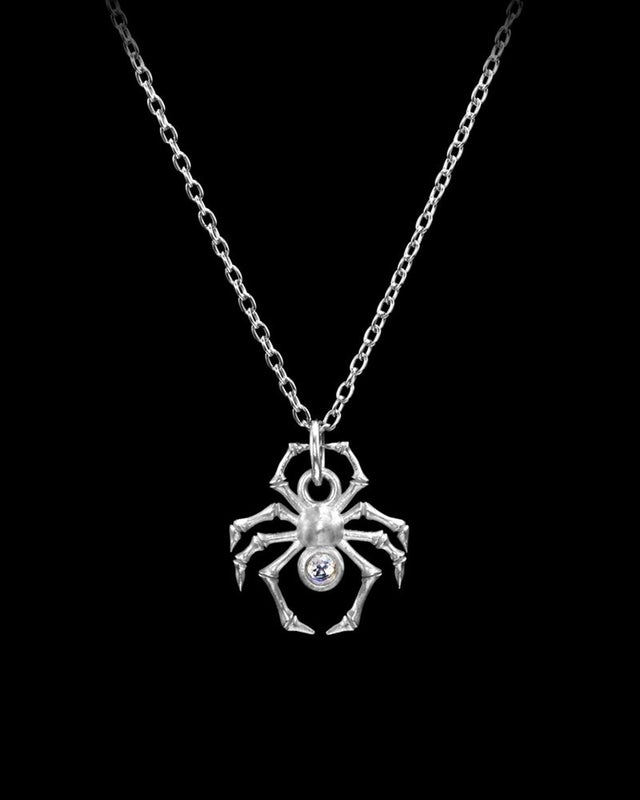 Maria Nilsdotter Halsband Spider Necklace Silver Silver ONESIZE