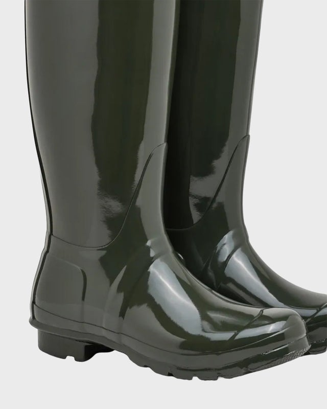 Hunter Boot Original Tall Gloss Dark Green 7