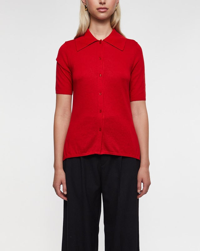 By Malene Birger Blouse Dotta Red XL
