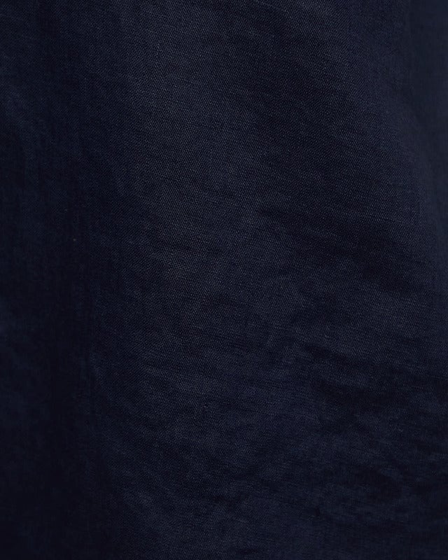 Vince Blus Linen Cap-Sleeve Button-Front Blå XS