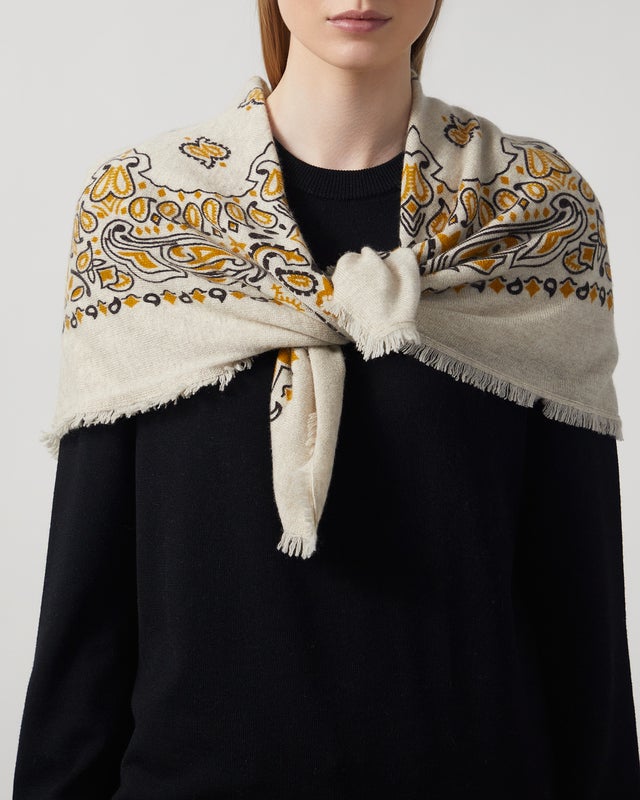 Kujten Scarf Hachiko Western Amber ONESIZE