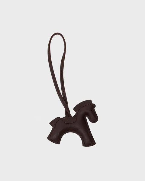 HORSE BAG CHARM brun OS 1